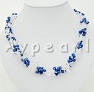 Discount pearl white crystal necklace