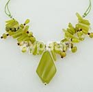 Discount garnet and peridot necklace