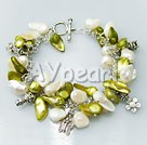 Discount dyed pearl bracelet