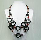 Discount agate heart necklace