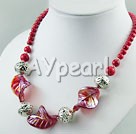 Discount alaqueca and colored glaze necklace