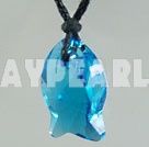 Discount austrian crystal fish pendant