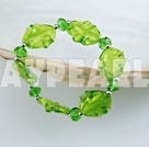 Discount crystal colored glaze bracelet