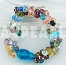 Discount multi color crystal fashion bracelet