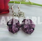 Discount crystal colored glaze earrings