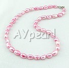 Discount 8-9mm dyed pearl necklace