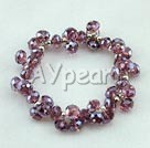 Discount 8mm czech crystal bracelet