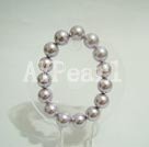 Discount 12mm seashell beaded stretch bracelet