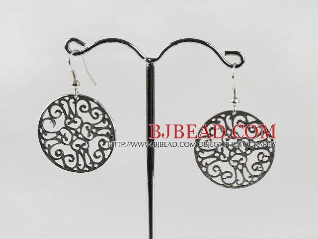 vintage style silver like earrings
