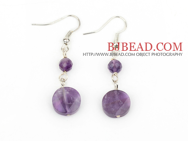 natural amethyst earrings