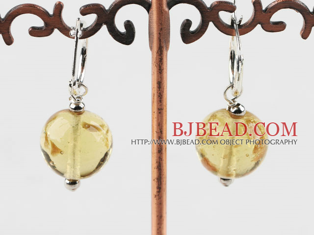 dangling style red manmade rhinestone earrings