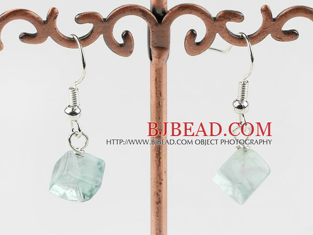 rainbow flourite earrings
