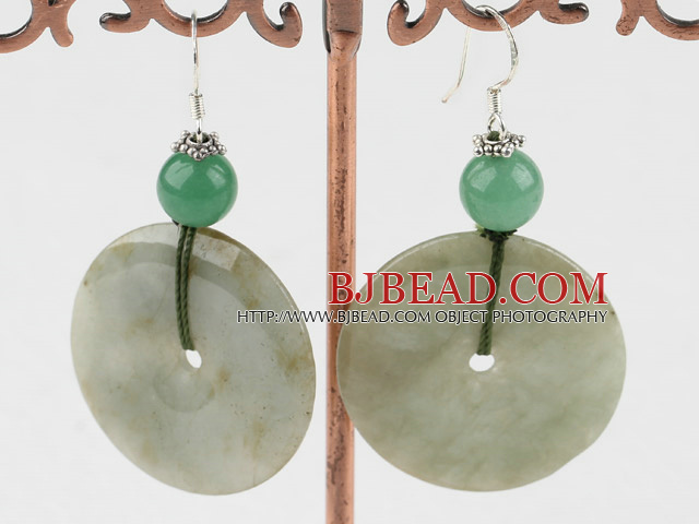 Emerald good luck earrings