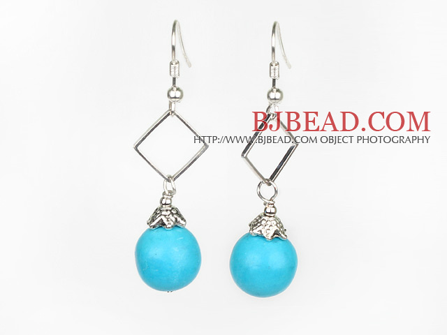 blue turquoise earrings