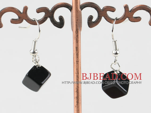 black agate earrings