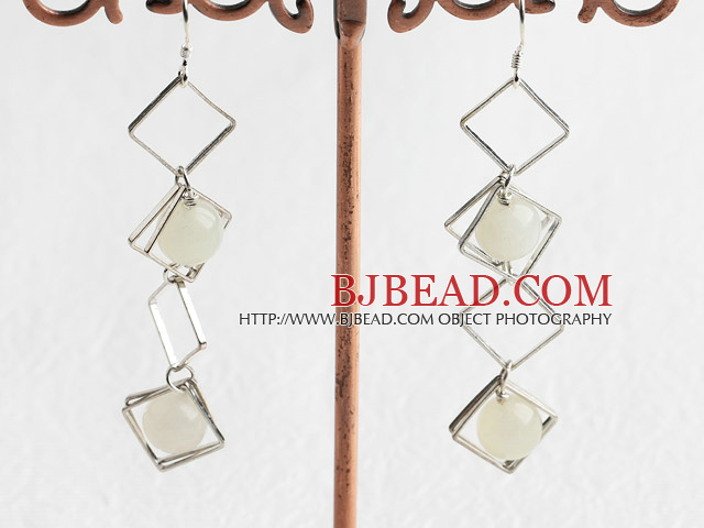 serpentine jade earrings