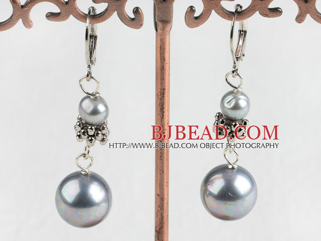 pearl sea shell bead earring