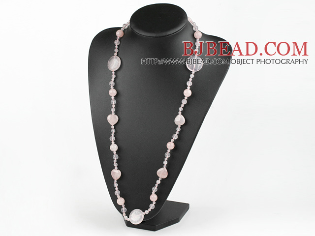 rose quartz necklace
