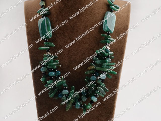 big hit Africa aventurine and green agate neckalce