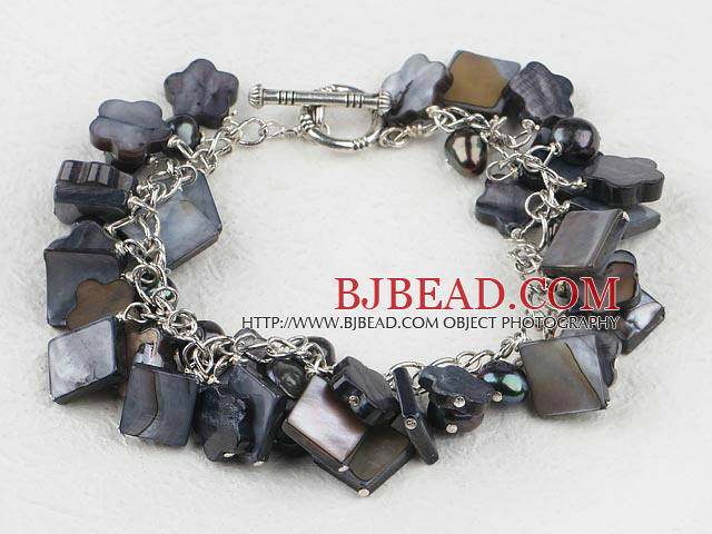 dyed pearl shell bracelet