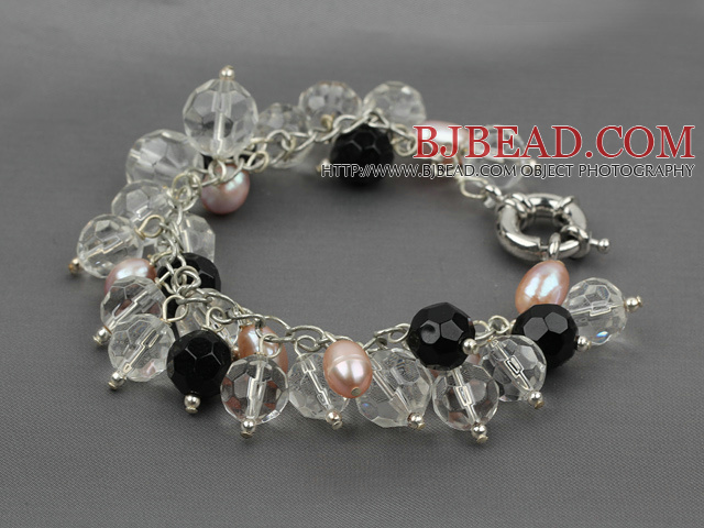 pearl crystal bracelet
